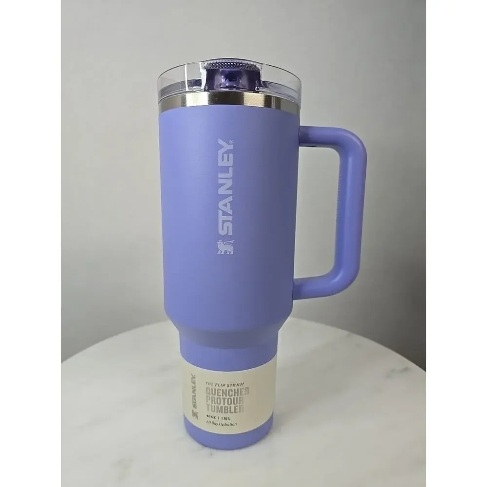 Stanley 40 oz Stainless Steel H2.0 Flowstate Quencher Tumbler Hydrangea